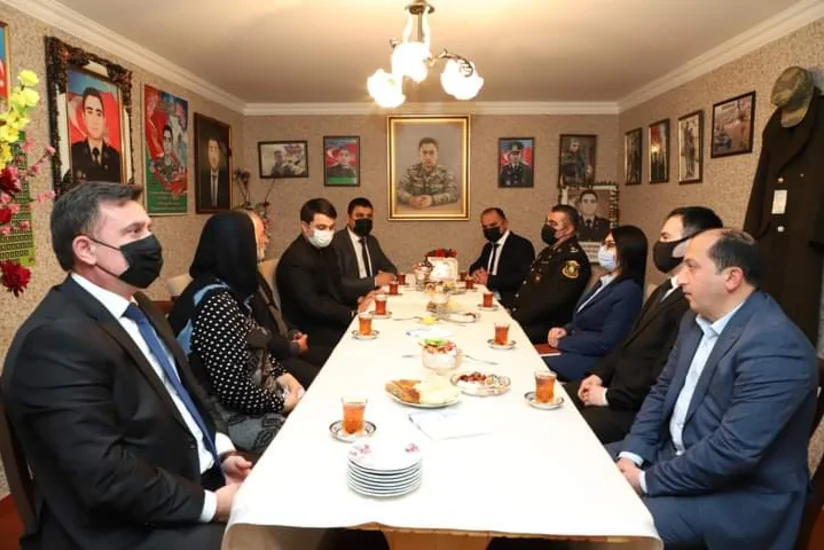 Neftçalada şəhid ailələrinin problemləri dinlənilib 