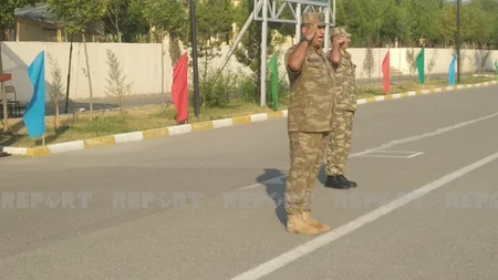 Military oath-taking ceremonies being held in Azerbaijani Army