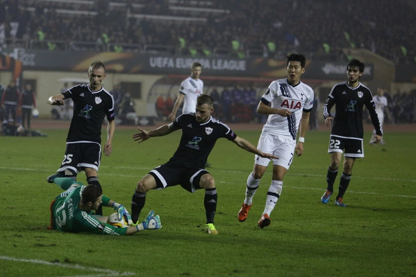 “Qarabağ” – “Tottenhem” qarşılaşmasında qonaqlar minimal hesabla qalib gəliblər