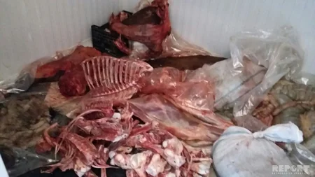 Bərdədə 110 kilo at əti satışının qarşısı alınıb - FOTO
