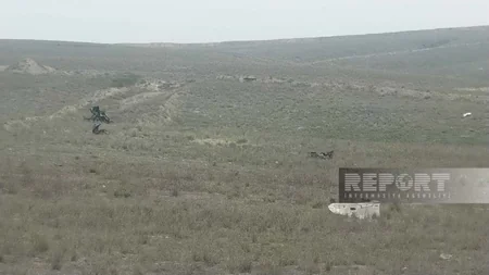 Media nümayəndələri Tərtərdə mina partlayışının baş verdiyi ərazidədirlər