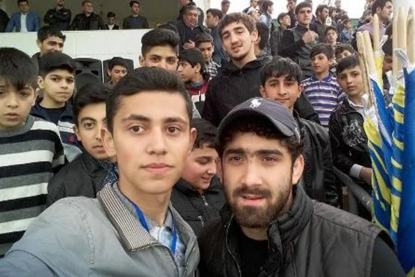 Olimpiya çempionu Toğrul Əsgərov Kəpəzin oyununu izləyib