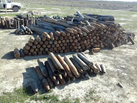 Xızıda 176 ədəd partlamamış hərbi sursat aşkarlanıb