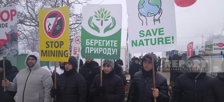 Protest on Khankandi-Lachin road continues despite snowfall 