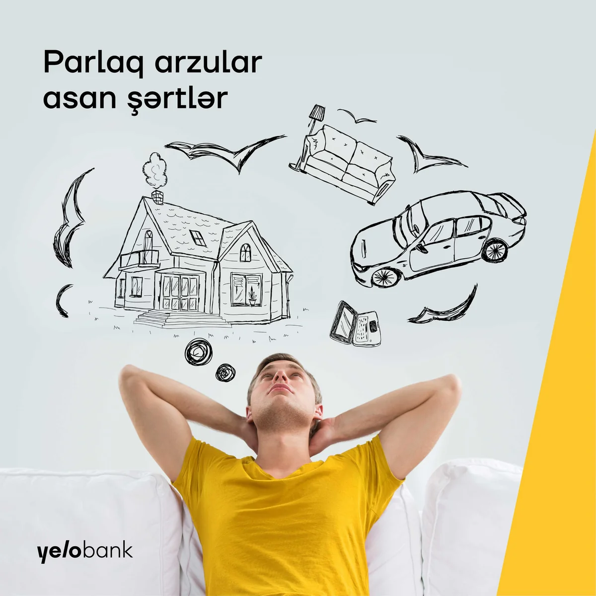 Yelo Bank nağd kredit şərtlərini asanlaşdırdı