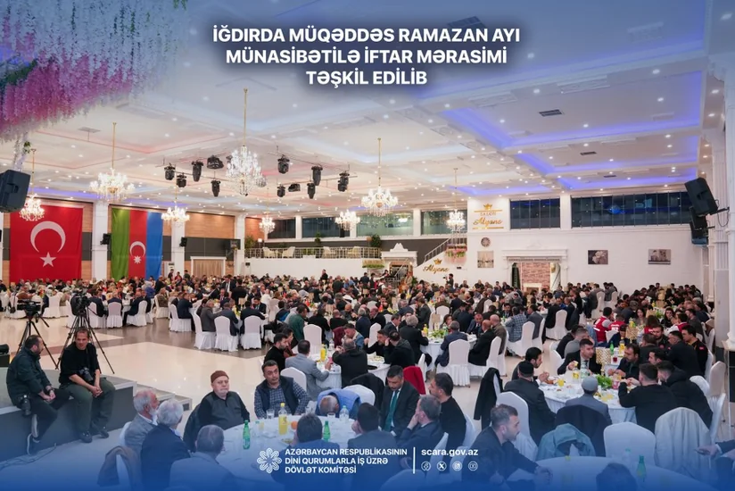Dini Komitə İğdırda iftar mərasimi təşkil edib