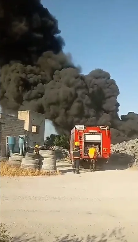 Bakının Ağac Emalı Zavodunda baş vermiş yanğın söndürülüb - VİDEO - YENİLƏNİB