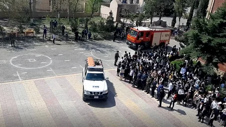 FHN-in Qarabağ Regional Mərkəzi orta məktəbdə təlim keçirib