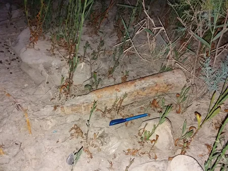 Siyəzəndə mərmiyə oxşar predmet tapıldı