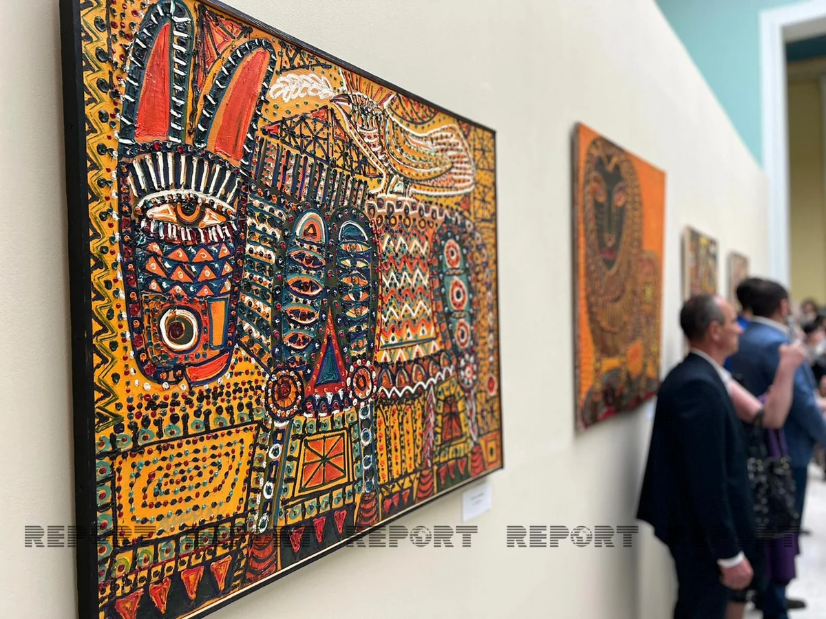 Moskvada azərbaycanlı rəssamın sərgisi açılıb