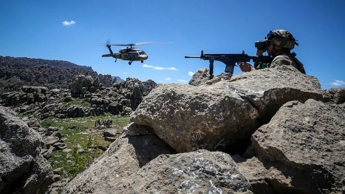 Türkiyə ordusu İraqda terrorçulara məxsus mağara aşkarlayıb, xeyli ləvazimat ələ keçirilib