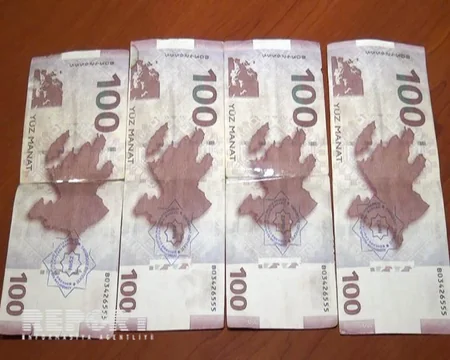Tovuzda saxta pulla alış-veriş edən 25 yaşlı gənc saxlanılıb - FOTO