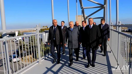 Bakıda yeni yerüstü piyada keçidi istifadəyə verilib