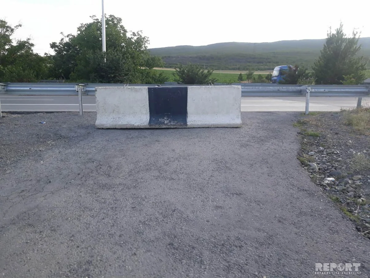 В Грузии азербайджанцы не могут выехать из своего села на автомобиле - ФОТО