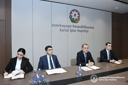 Jeyhun Bayramov receives South Korean Ambassador upon completion of his diplomatic mission