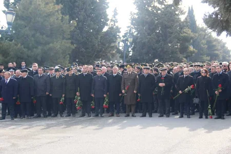 Gəncədə 20 Yanvar faciəsi şəhidlərinin xatirəsi anılıb