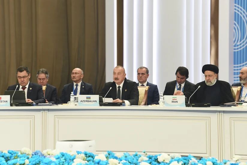Azərbaycan Prezidenti Astanada sammit iştirakçılarını Ermənistanın cinayətləri barədə məlumatlandırıb
