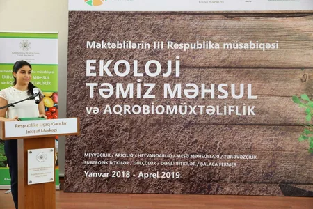 Məktəblilər arasında ekoloji mövzuda keçirilən müsabiqənin final mərhələsi keçirilib