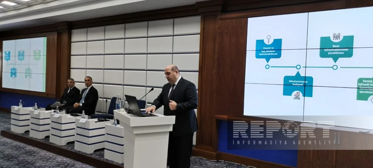 Azerbaijani presidential rep talks on restoration work in Karabakh economic region