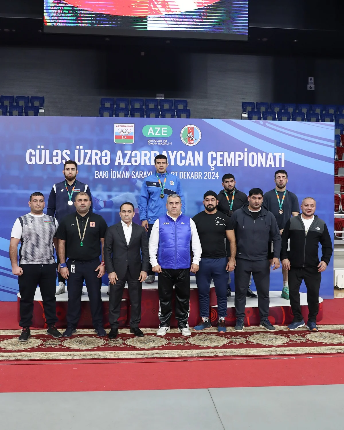 Azərbaycan çempionatı: Yunan-Roma güləşi üzrə mübarizəyə yekun vurulub