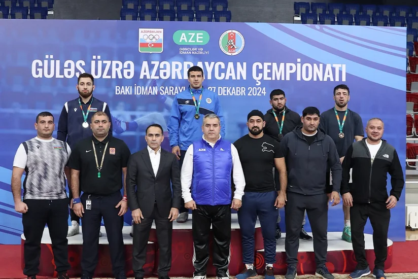 Azərbaycan çempionatı: Yunan-Roma güləşi üzrə mübarizəyə yekun vurulub
