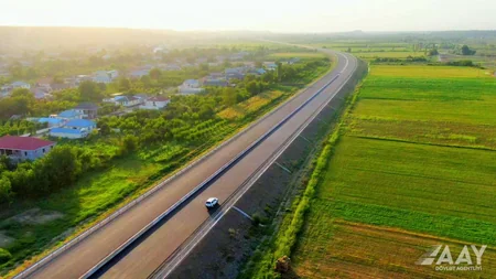 Bakı-Qazax yolunun 130 km-lik hissəsinin genişləndirilməsi yekunlaşmaqdadır