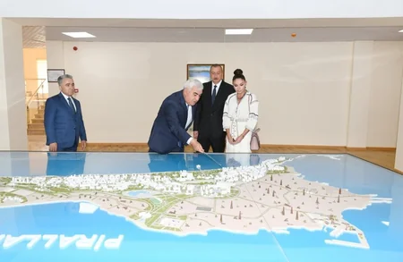 President Ilham Aliyev attends inauguration of new administrative building of YAP Pirallahi district branch