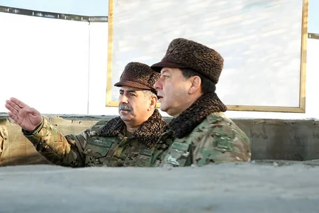 Azərbaycan Ordusu təlimdə ərazinin kəşfini aparıb - FOTO - VİDEO