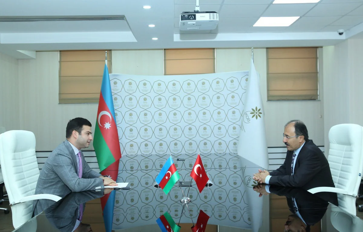 KOBİA-nın sədri Türkiyə səfiri ilə görüşüb