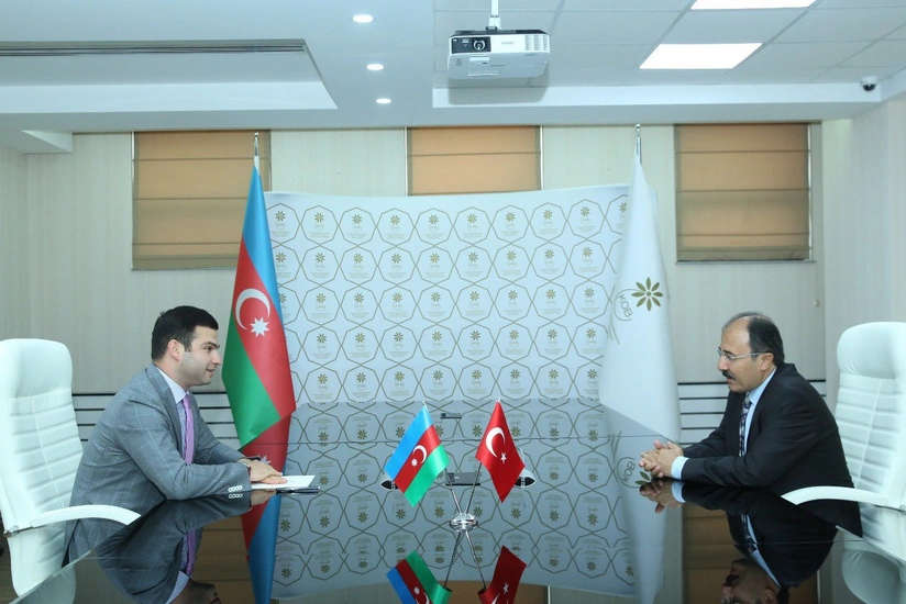KOBİA-nın sədri Türkiyə səfiri ilə görüşüb