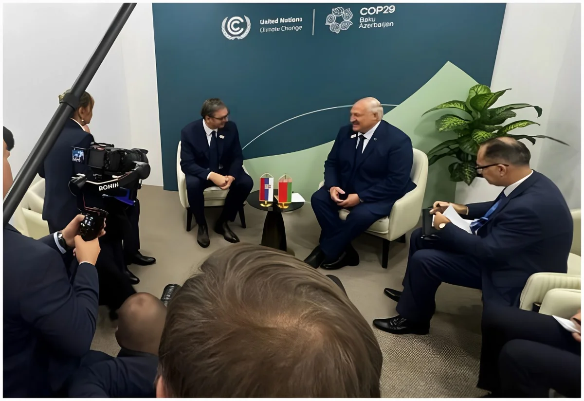 Lukashenko proposes intensifying Belarus-Serbia relations during Baku meeting