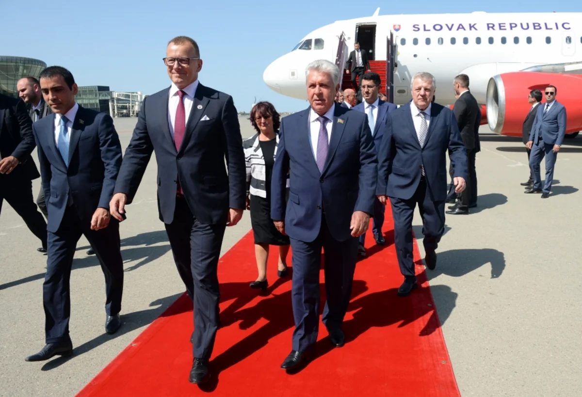 Speaker of Slovak National Council arrives in Azerbaijan