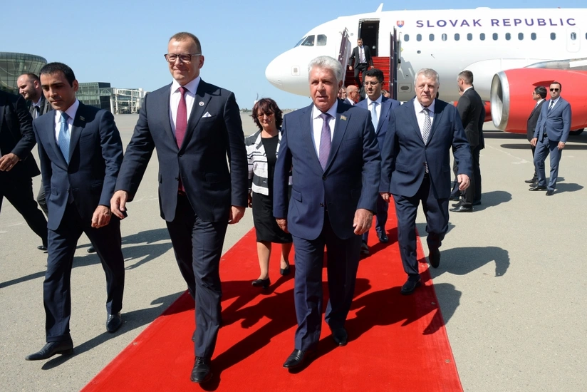 Speaker of Slovak National Council arrives in Azerbaijan