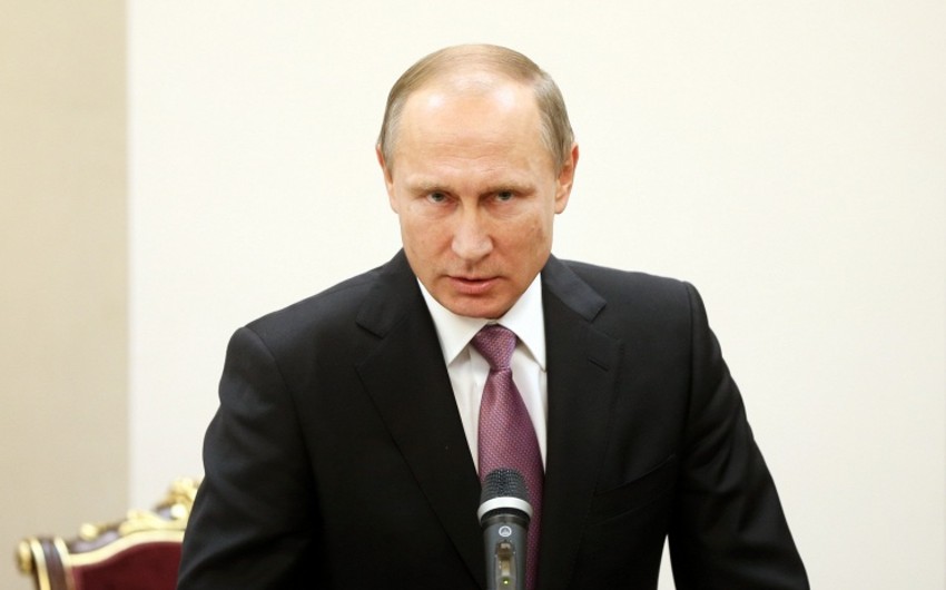 ​Putin: Su-24 döyüş təyyarəsinin vurulması arxadan zərbədir