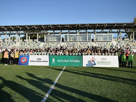 UEFA-nın dəstəyi ilə Ağcabədidə futbol festivalı keçirilib