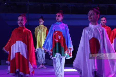 Milli Gimnastika Arenasında Dünya Kubokunun açılış mərasimi keçirilib