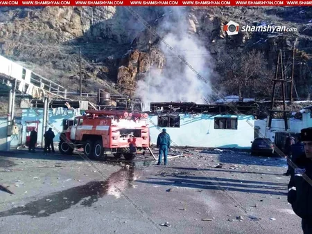 Ermənistanda qazdoldurma məntəqəsində partlayış olub