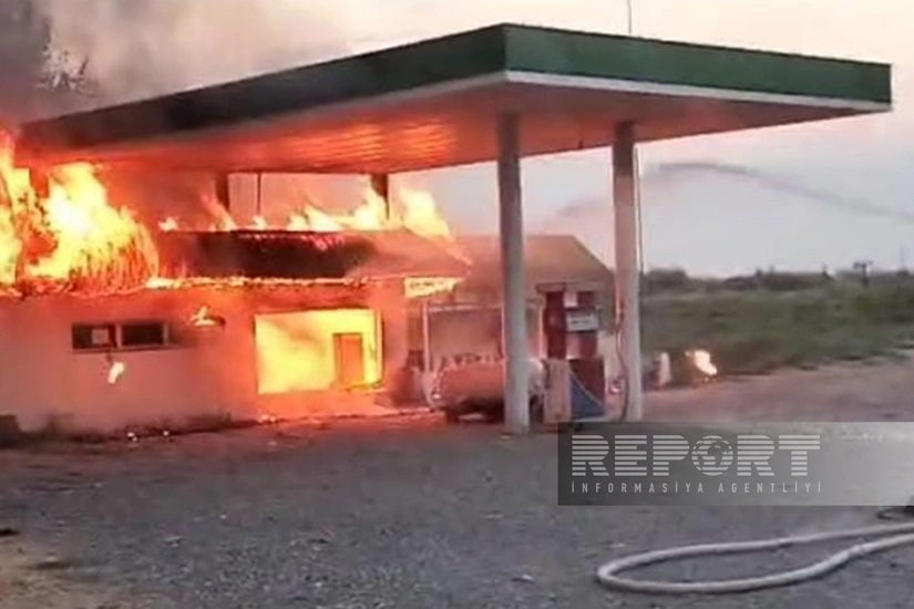 Ağcabədidə maye qazdoldurma məntəqəsində yanğın olub, xəsarət alanlar var - YENİLƏNİB