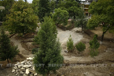 Gürcüstanda Nəriman Nərimanov adına park yenidən qurulur