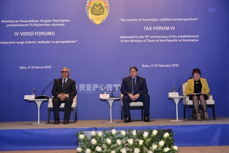 Bakıda Azərbaycanın vergi sistemi: reallıqlar və perspektivlər mövzusunda forum keçirilir