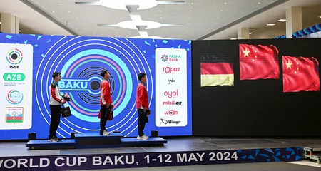 Bakıdakı Dünya Kubokunda 10 metr məsafəyə pnevmatik tapançadan atəş açmada mükafatçılar müəyyənləşib