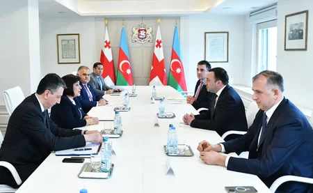 Sahibə Qafarova Gürcüstanın Baş naziri ilə görüşüb