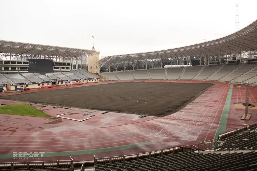 Tofiq Bəhramov adına Respublika Stadionu üçün 15 min kubmetr torpaq gətirilib - FOTO