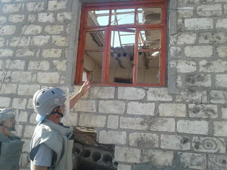 ​ANAMA Tərtər və Ağdamda 11 partlayış yerinə baxış keçirib