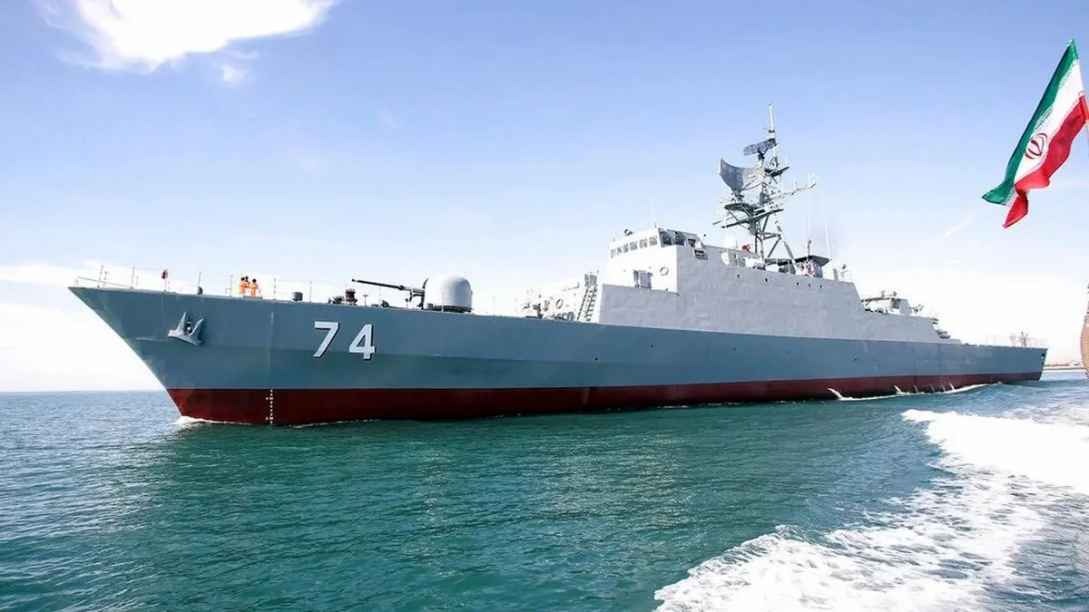 Иранские ВМС начали ремонт затонувшего эсминца Sahand