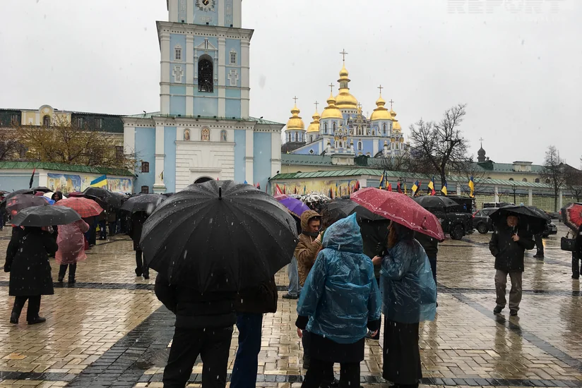 В Киеве состоялось шествие под руководством Саакашвили - ВИДЕО