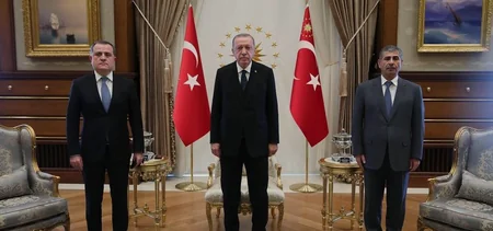 Türkiyə Prezidenti Ceyhun Bayramov və Zakir Həsənovu qəbul edib