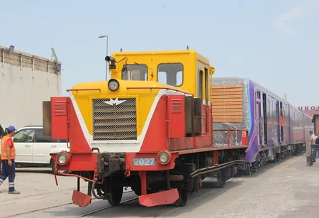 20 yeni metro vaqonu “Nərimanov” elektrik deposuna gətirilib - FOTO