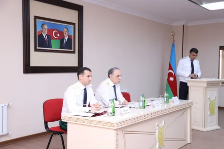 Kamran Əliyev Naxçıvan Muxtar Respublikası Prokurorluğunda əməliyyat müşavirəsi keçirib