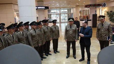 Kursantlar üçün yanğın təhlükəsizliyinə dair təlim keçirilib